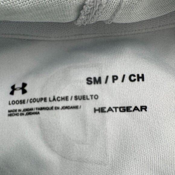 NWT Under Armour UA Tech Twist Lightweight Light Gray Graphic Hoodie Size Small - Picture 5 of 7